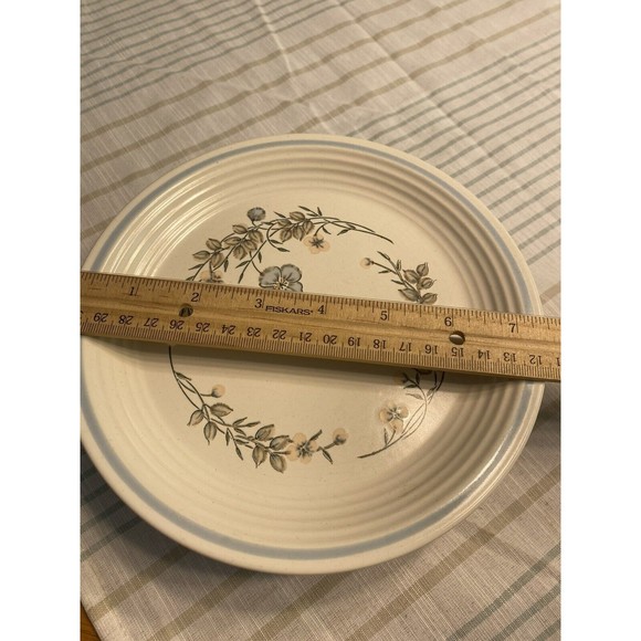 Set of 5 The Cellar for Macy’s Blue & Peach Floral Dessert Plates Japan FW1239 - Picture 10 of 12